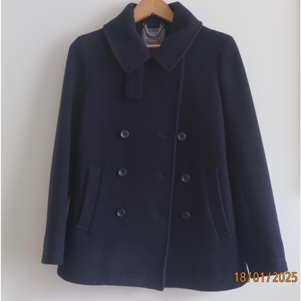 Beautiful JCREW pea coat, in navy blue colour, size 6P.